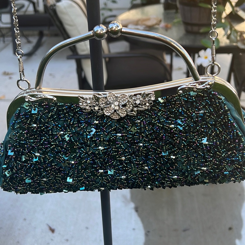 Sequin purse